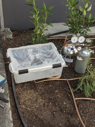 Soil Gas Sampling with Helium Shroud